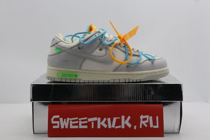 off-white x nike dunk low         dm1602-115