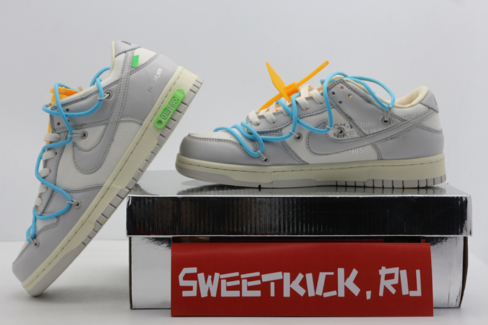 off-white x nike dunk low         dm1602-115