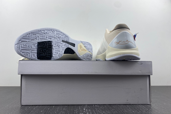 latest 2023 nike kobe 5 protro undefeated rice white db4796-101
