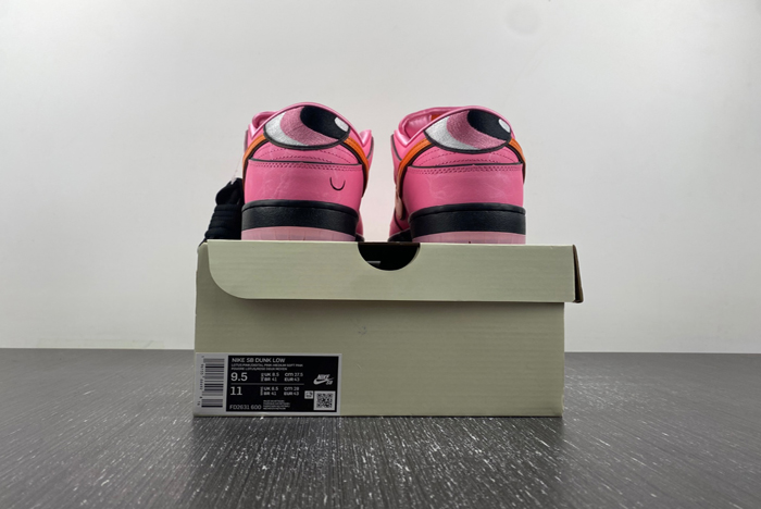 the powerpuff girls x nike sb dunk low “blossom” fd2631-600