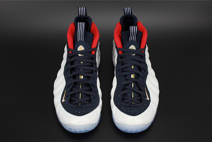 nike air foamposite one "olympic" university red/ white mens 575420-400
