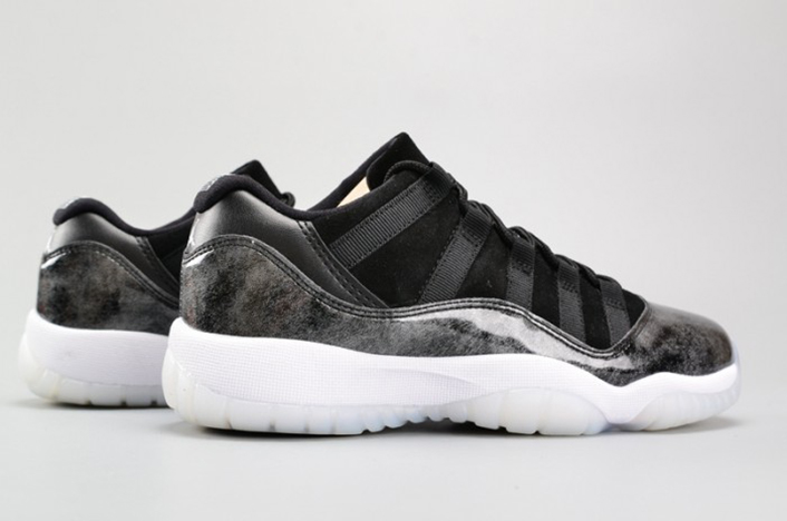 air jordan 11 retro low bg (gs) "baron" womens 528896-010
