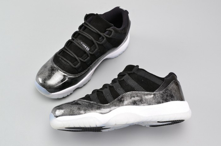 air jordan 11 retro low bg (gs) "baron" womens 528896-010