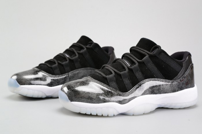 air jordan 11 retro low bg (gs) "baron" womens 528896-010