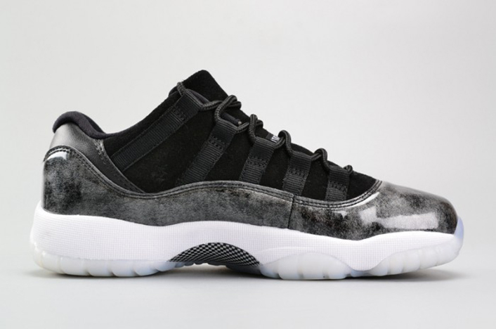 air jordan 11 retro low bg (gs) "baron" womens 528896-010